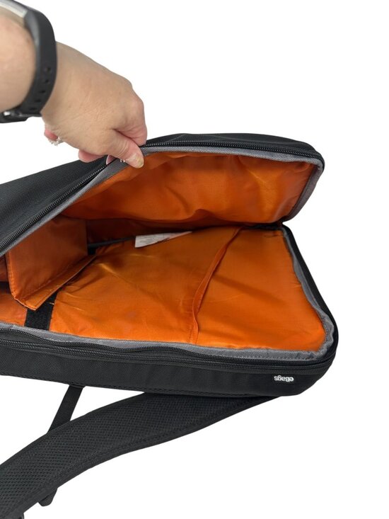 eBags Professional Slim Laptop Backpack Black Travel Business Work Bag
